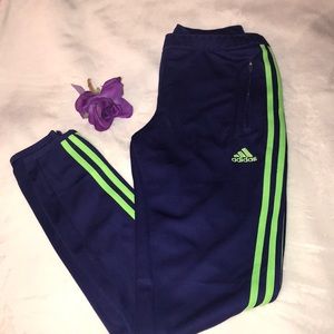 Adidas Deep Blue/Purple Straight Leg Track Pant